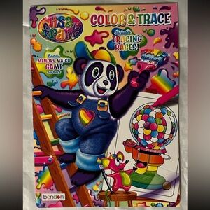 Lisa Frank Color & Trace Book